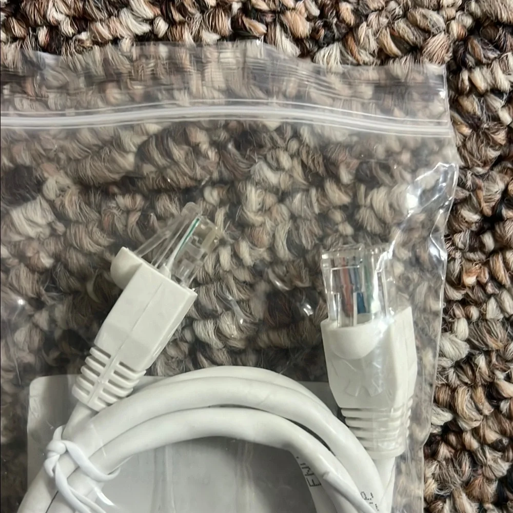 White Ethernet Cable CAT.5E